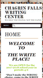 Mobile Screenshot of cfwritingcenter.com