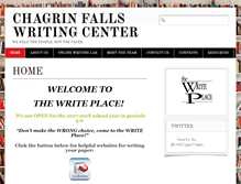 Tablet Screenshot of cfwritingcenter.com